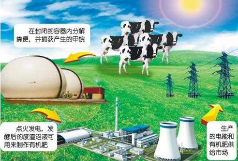 沼氣發(fā)電解決了沼氣工程中的環(huán)境問題，發(fā)展?jié)摿薮螅袌銮熬皬V闊?