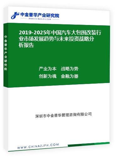 2019-2025年中國汽車大包圍改裝行業(yè)市場發(fā)展趨勢與未來投資戰(zhàn)略分析報(bào)告