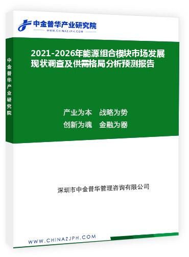 2021-2026年能源組合模塊市場發(fā)展現(xiàn)狀調(diào)查及供需格局分析預(yù)測報(bào)告
