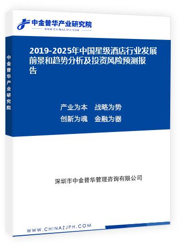 2019-2025年中國星級酒店行業(yè)發(fā)展前景和趨勢分析及投資風險預測報告