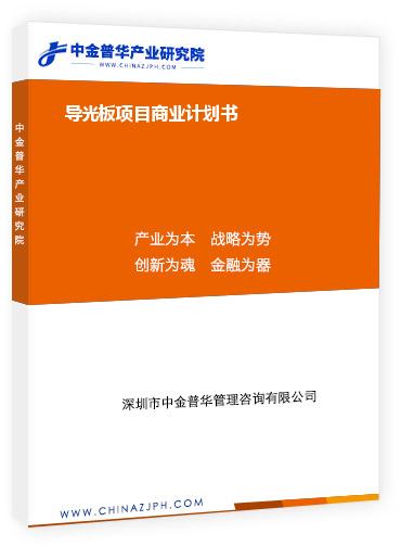 導(dǎo)光板項目商業(yè)計劃書
